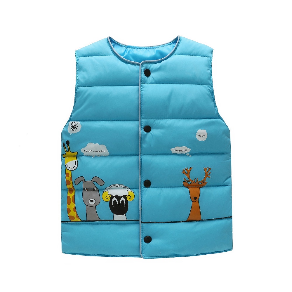 Kids Vest Warm Sleeveless Clothes