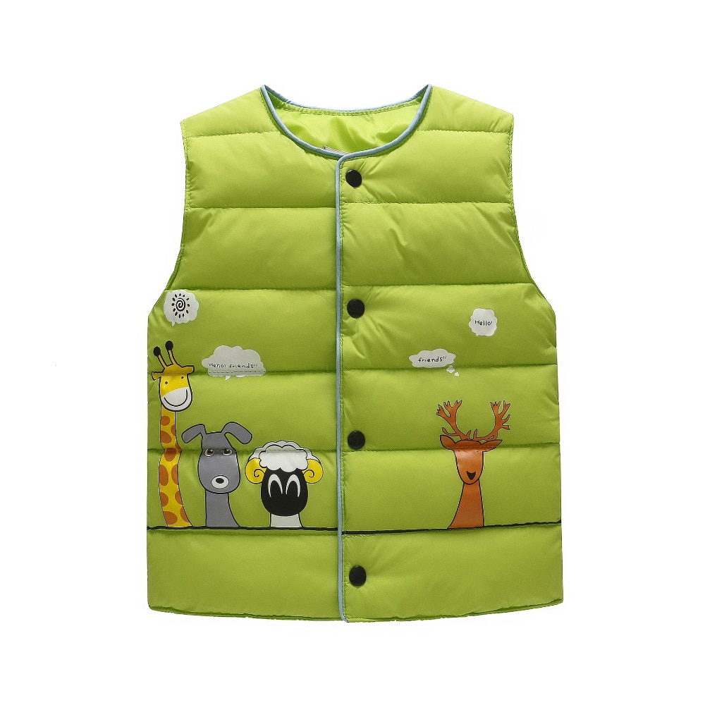 Kids Vest Warm Sleeveless Clothes