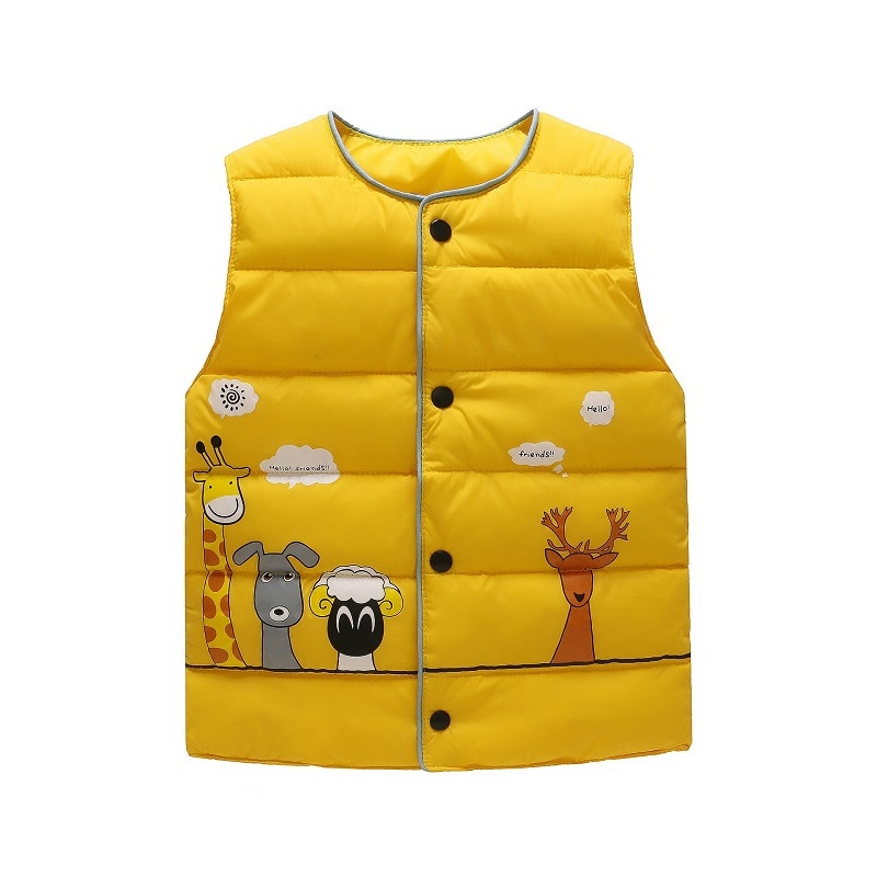 Kids Vest Warm Sleeveless Clothes