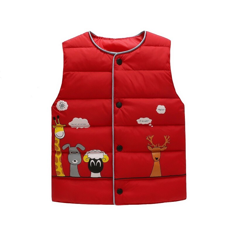 Kids Vest Warm Sleeveless Clothes