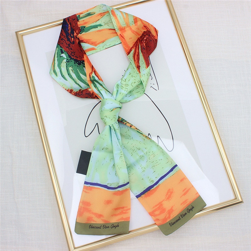 Scarves For Women Silk Neckerchief