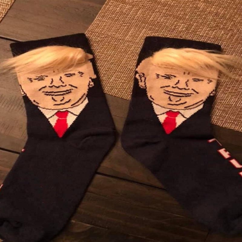 Trump Socks Funny Novelty Foot Warmers