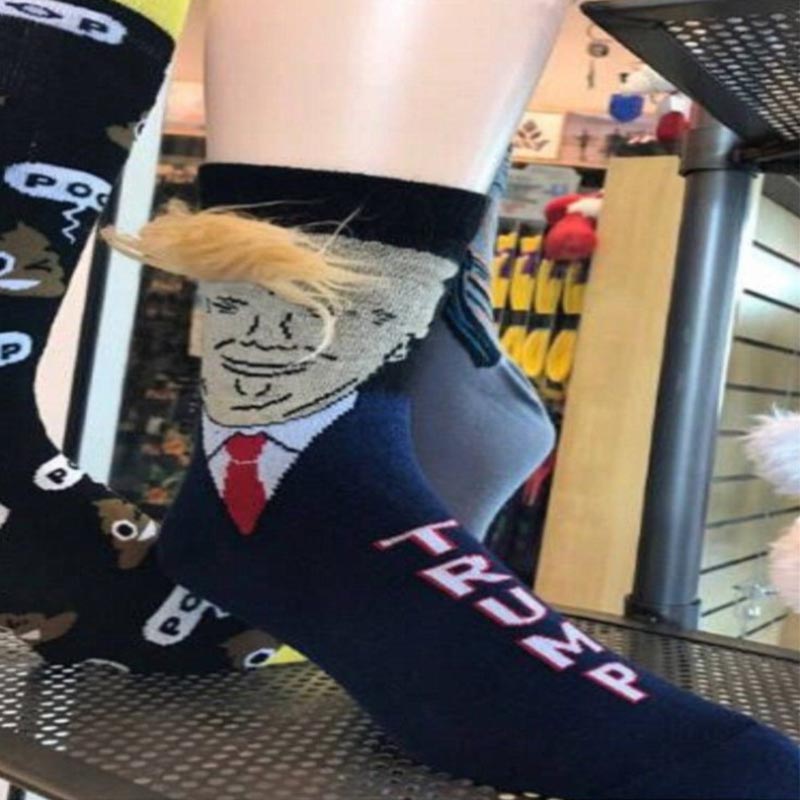 Trump Socks Funny Novelty Foot Warmers