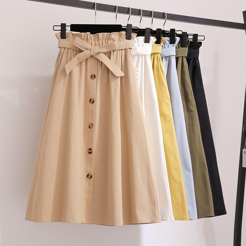 Skirt With Pockets Ladies Fashionwear