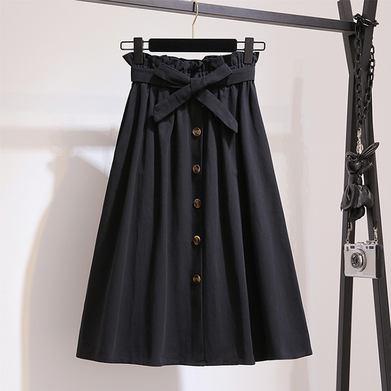 Skirt With Pockets Ladies Fashionwear