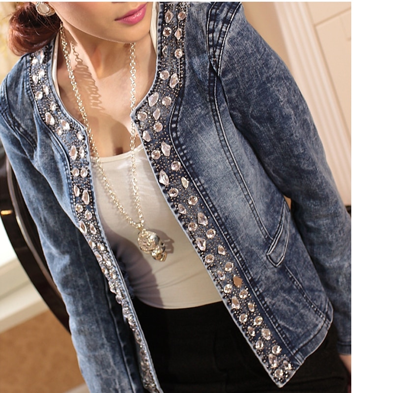 Denim Jacket Ladies Fashionable Top