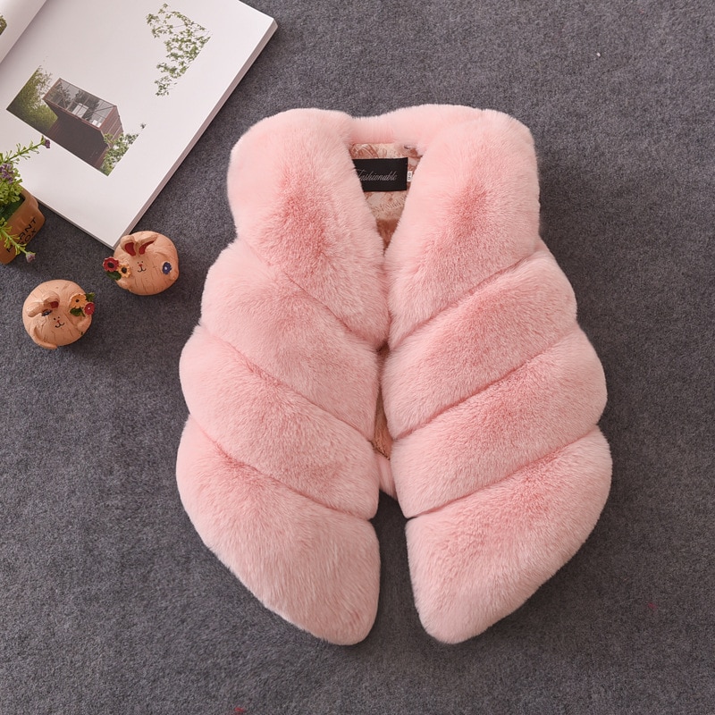 Faux Fur Vest Kids Fashionwear