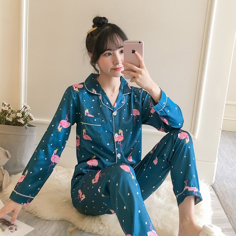 Silk Pajama Set Women’s Sleepwear