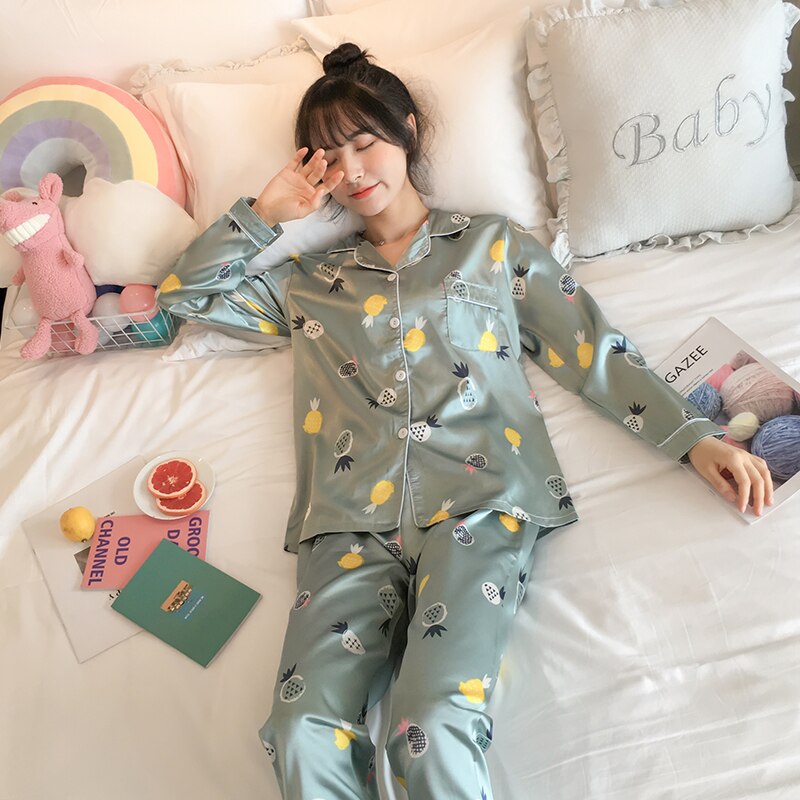 Silk Pajama Set Women’s Sleepwear