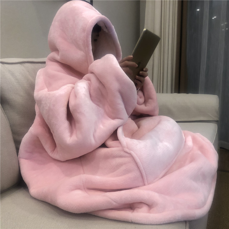 Hoodie Blanket Adult Warm Fleece