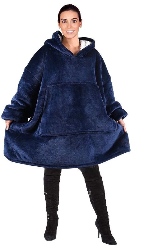 Hoodie Blanket Adult Warm Fleece