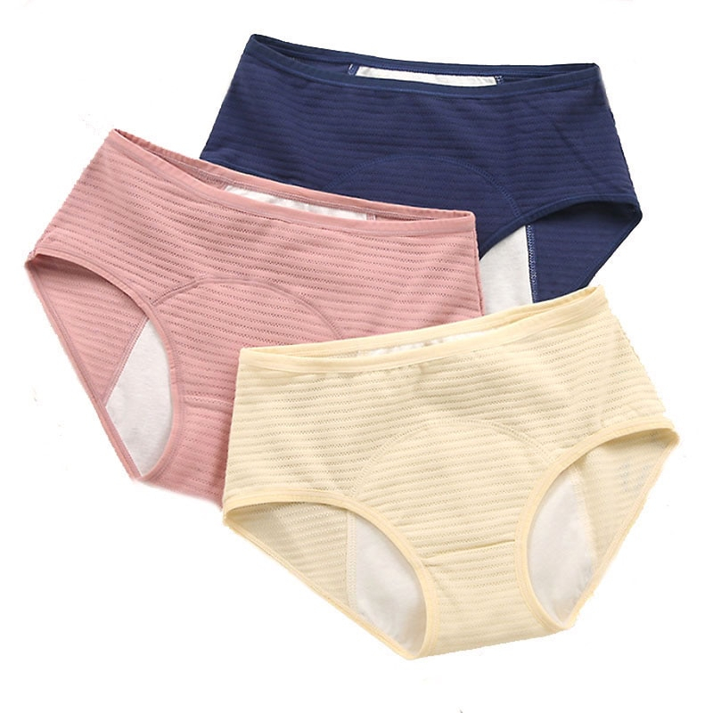 Menstrual Underwear Leak Proof Panties (3 pieces)