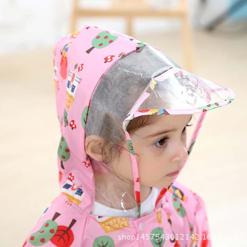 Toddler Raincoat Hooded Overalls