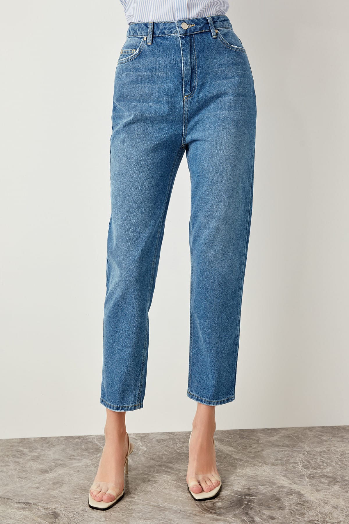 Straight Leg Jeans Ladies Pants