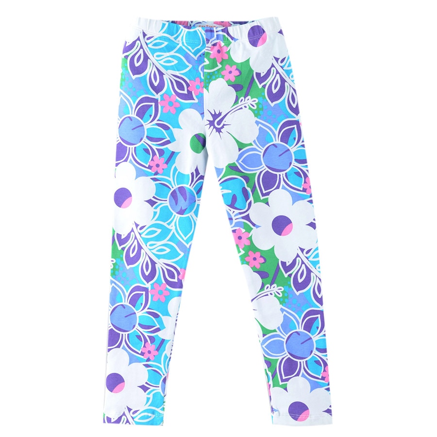 Kids Leggings Girls Flower Prints