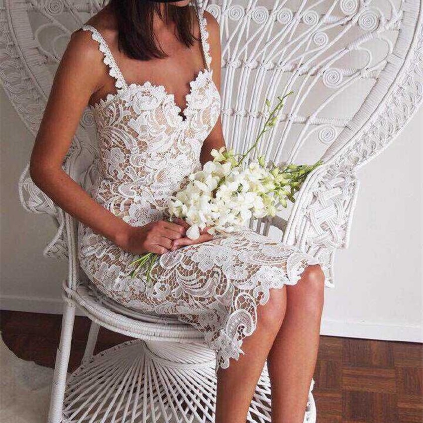 Lace Dress Ladies Elegant Wear