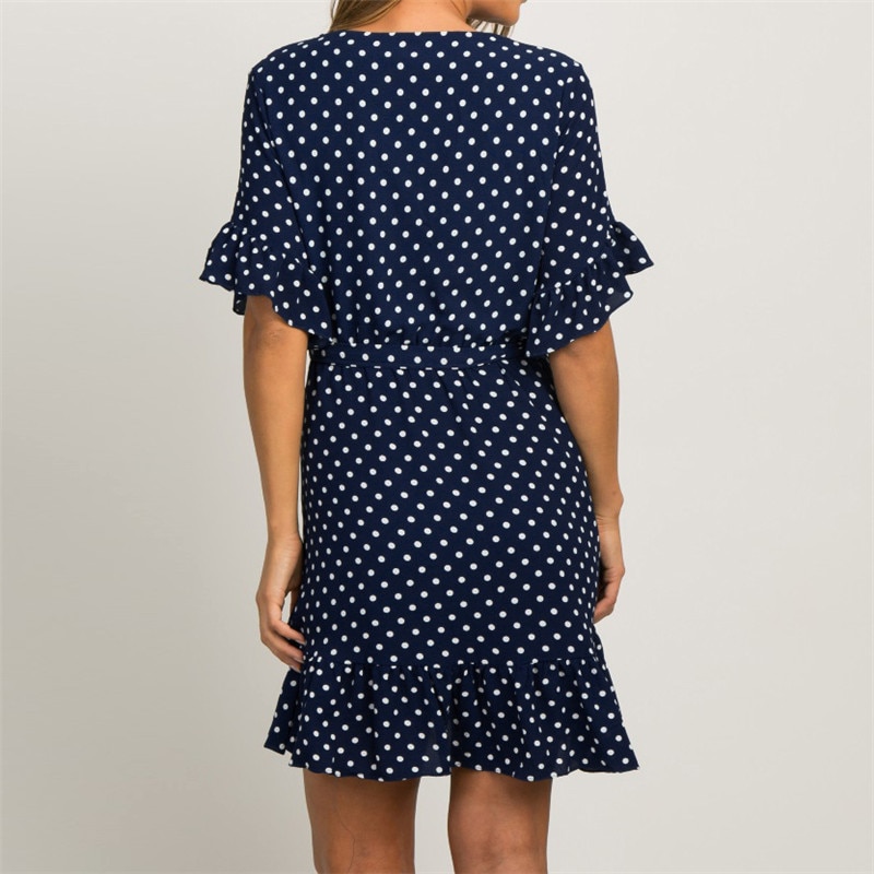 Polka Dot Dress Summer Fashionwear