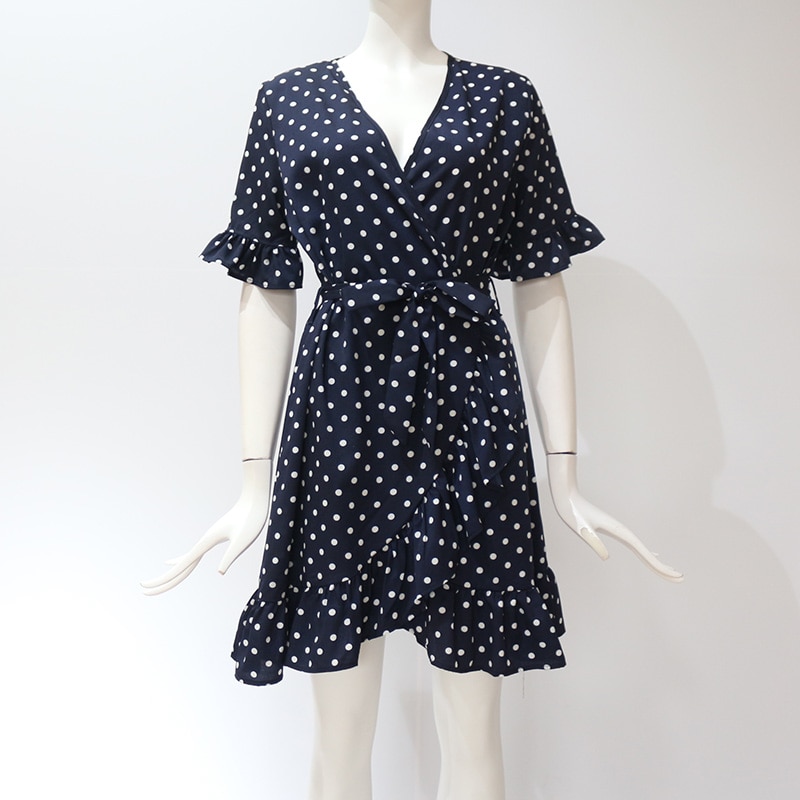 Polka Dot Dress Summer Fashionwear