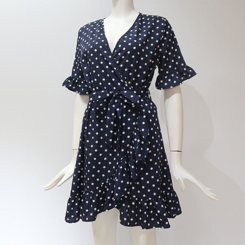 Polka Dot Dress Summer Fashionwear