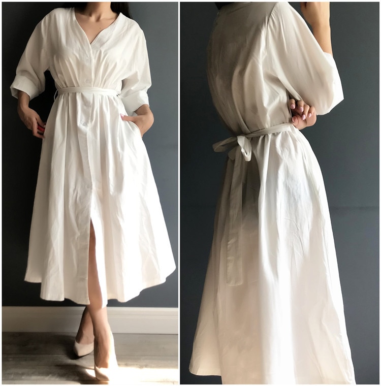 Linen Dress Women’s Casual Wear