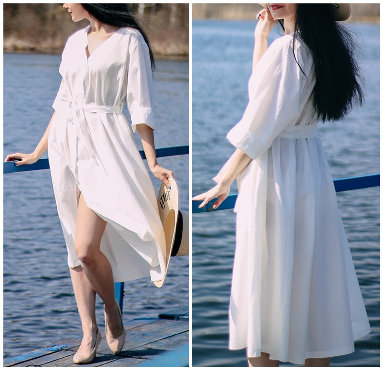 Linen Dress Women’s Casual Wear