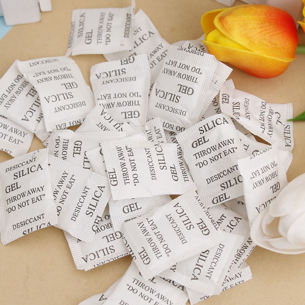 Silica Gel Packets Common Desiccant