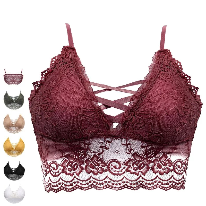 Lace Bralette Wireless Brassiere