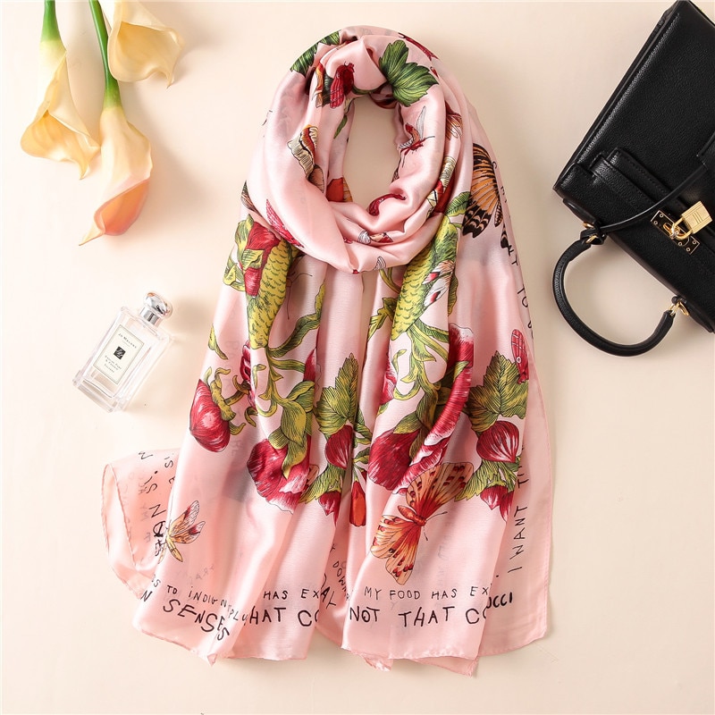 Silk Scarf Ladies Headscarf