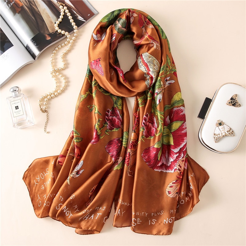 Silk Scarf Ladies Headscarf