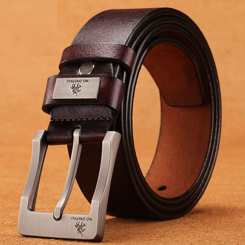 Belt for Men Cow Skin Leather