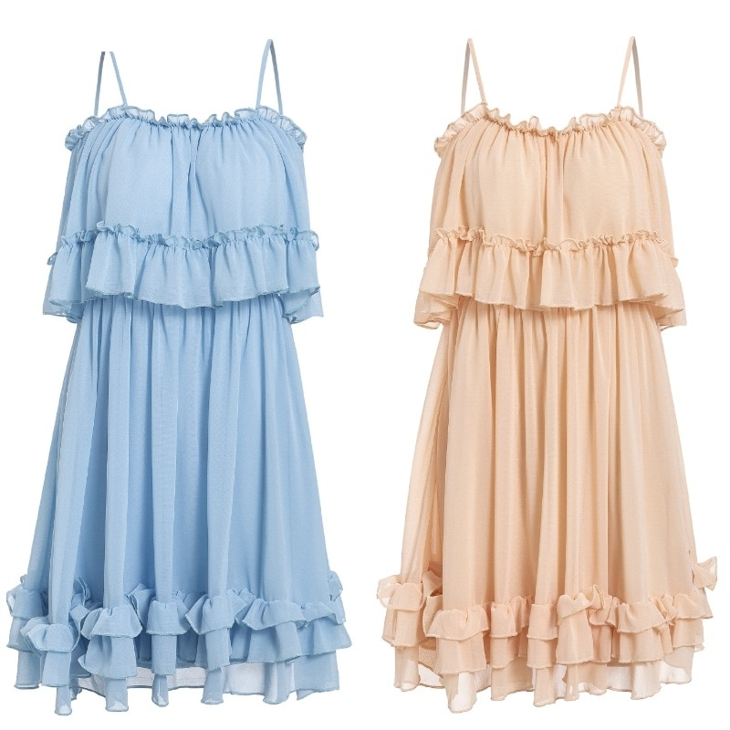 Ruffle Dress Off Shoulder Clothing