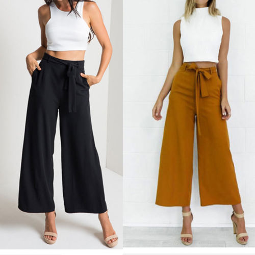 Palazzo Pants Womens Loose Long Pants