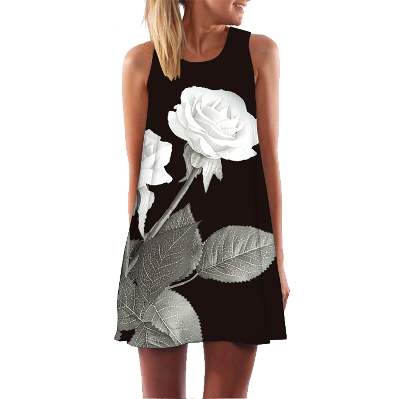 Sleeveless Dress Printed Collection