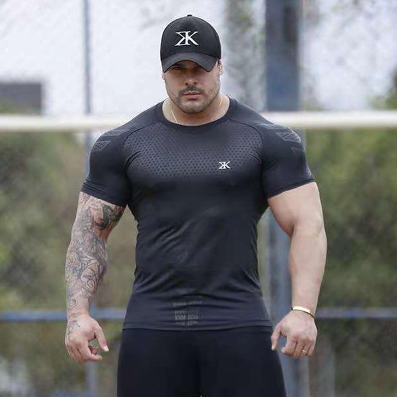 Compression Shirt Men Workout Top