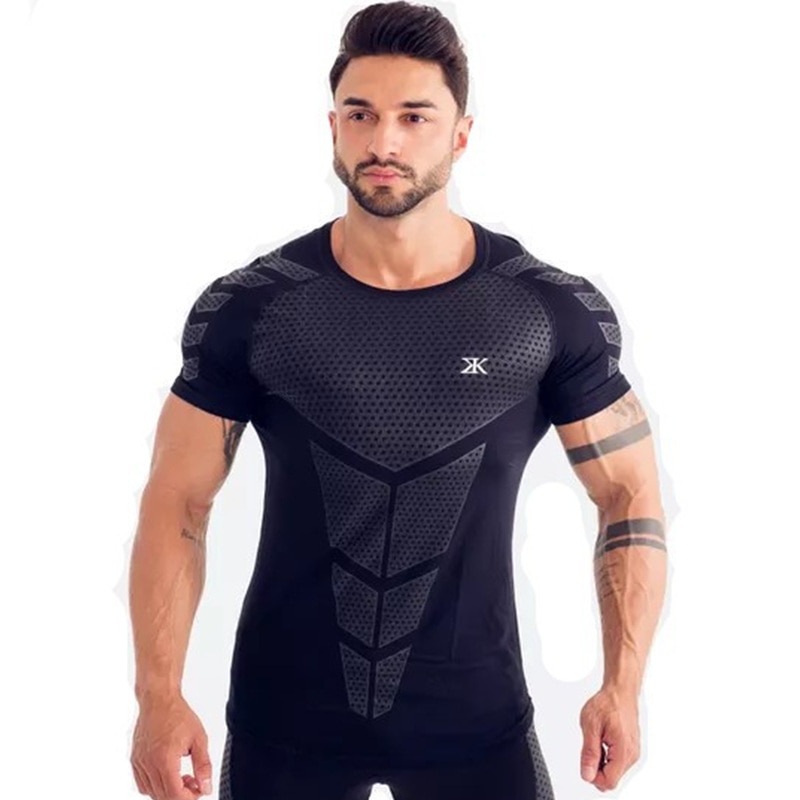 Compression Shirt Men Workout Top