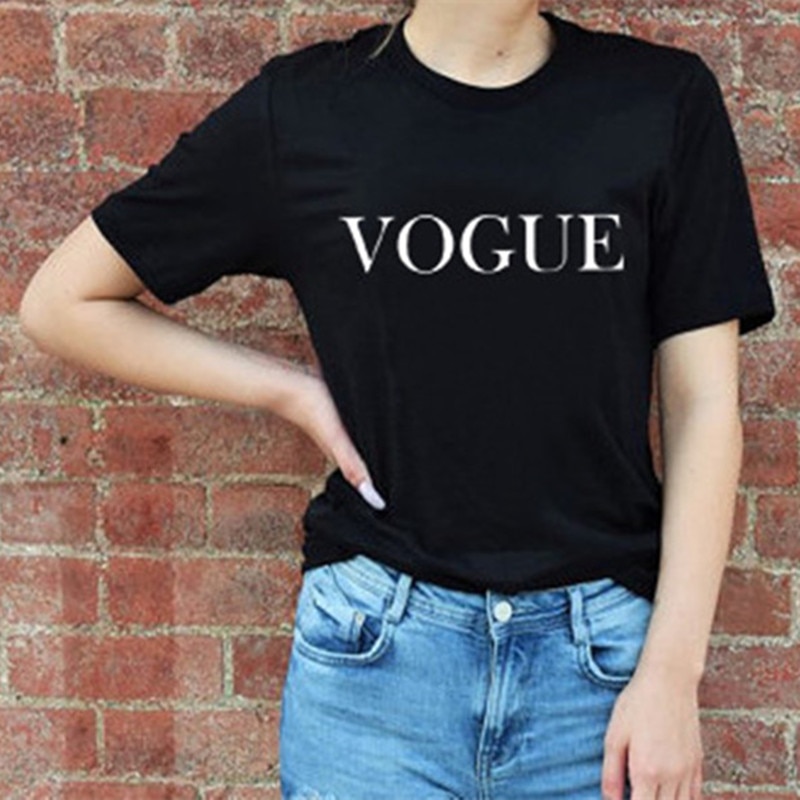 Vogue T Shirt Casual Tops for Women