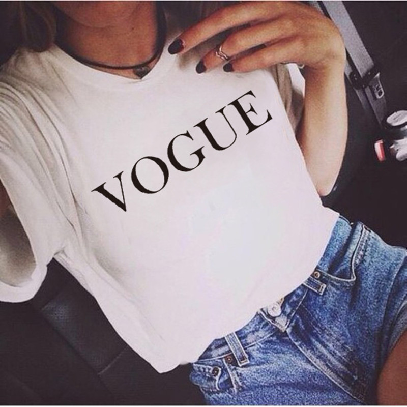 Vogue T Shirt Casual Tops for Women