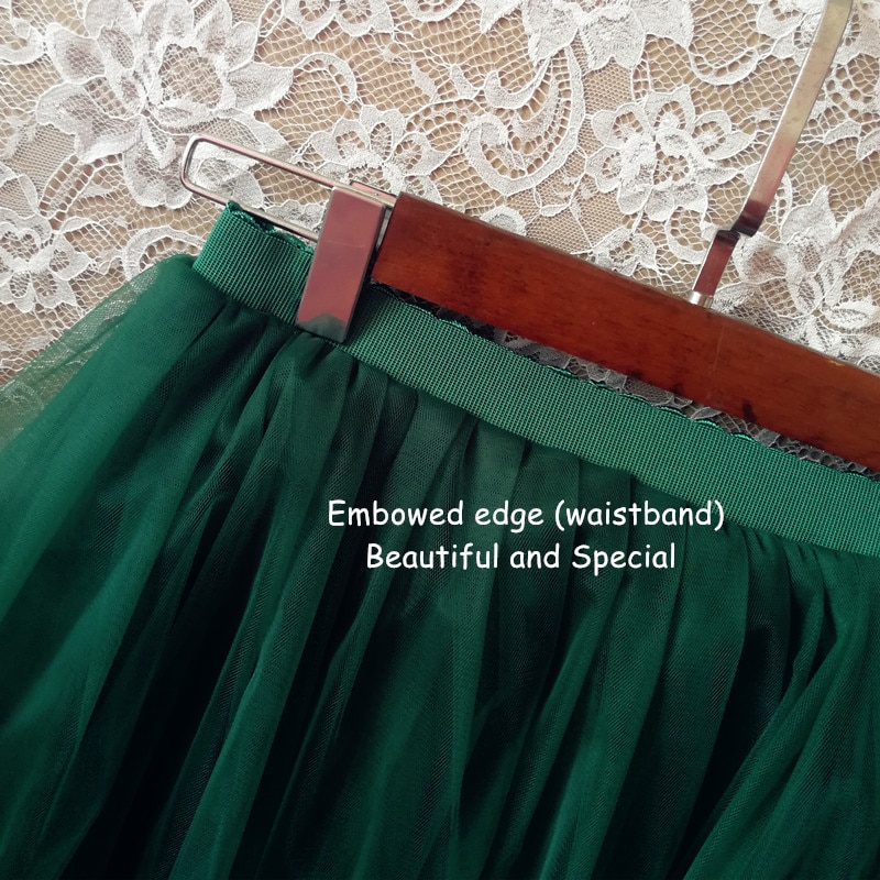 Womens Tulle Skirt Midi Length