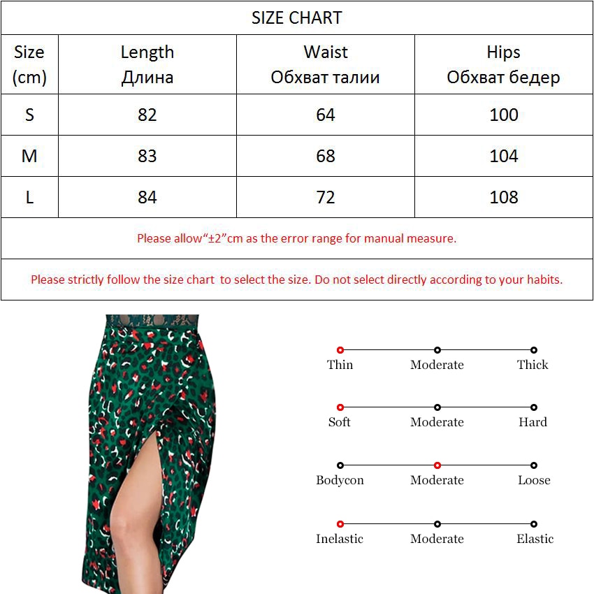 Leopard Print Midi Skirt Women’s Fashion