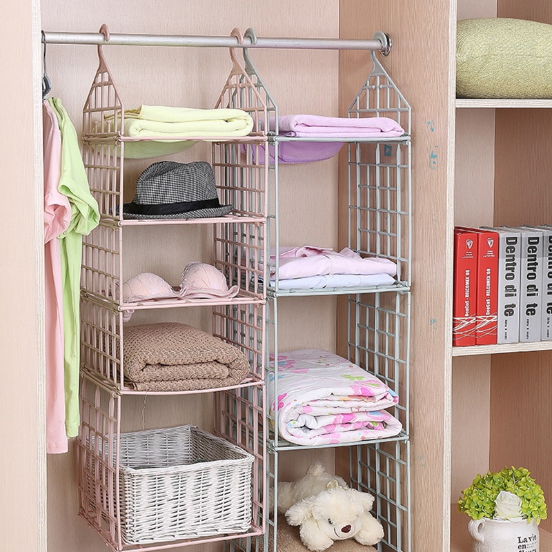 Hanging Shelves Clothes Storage Rack