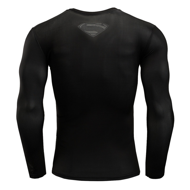 Mens Compression Shirt Superhero Design