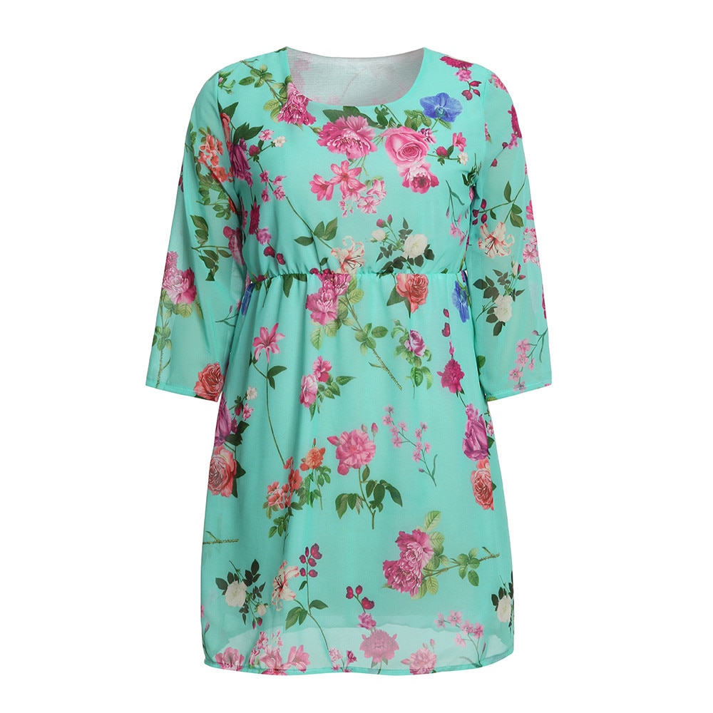 Floral Maternity Dress Pregnancy Clothes