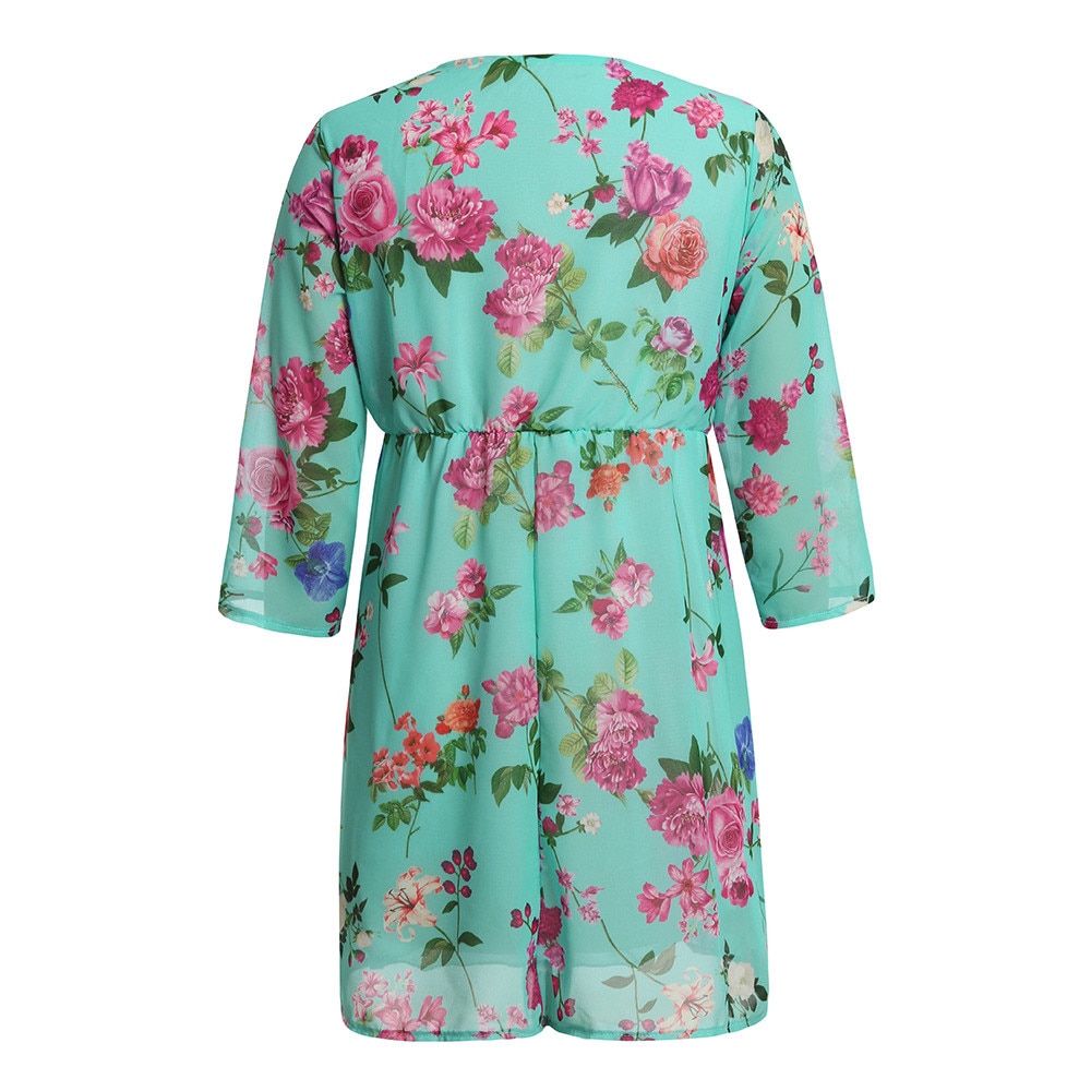 Floral Maternity Dress Pregnancy Clothes