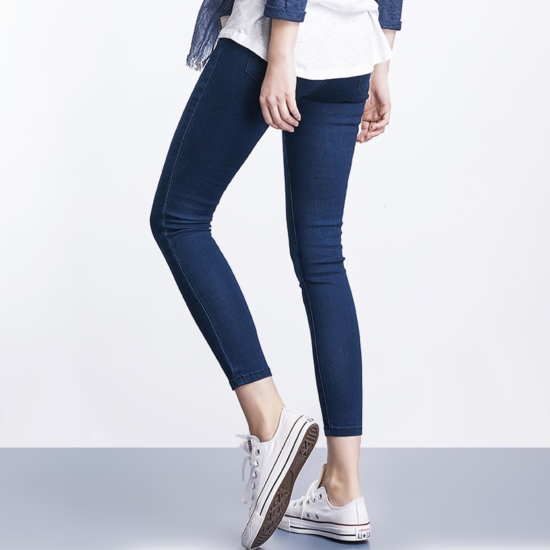 Ladies Jeans Casual Denim Trousers