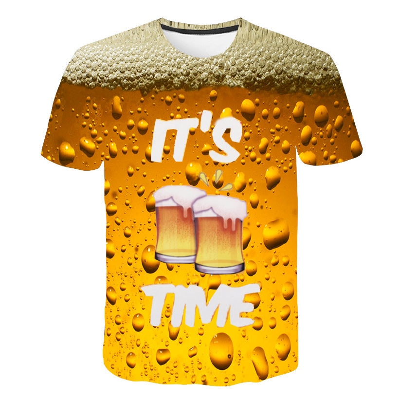 Beer Shirts 3D Print Outfit Clothing