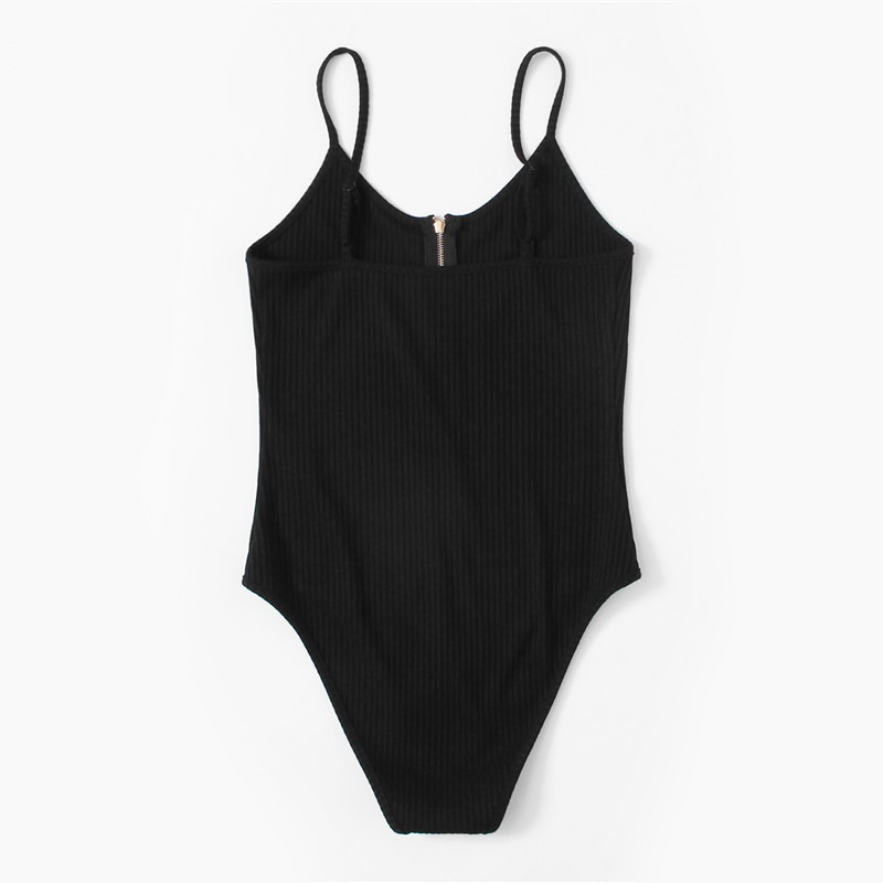 Black Bodysuit Sexy Swimwear