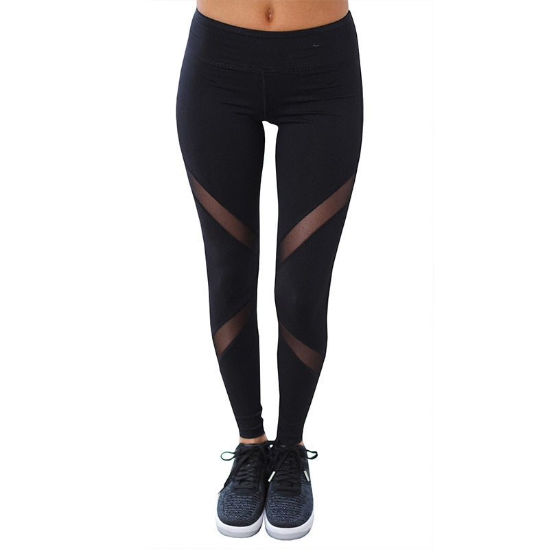 Ladies Leggings Fitness Mesh Design