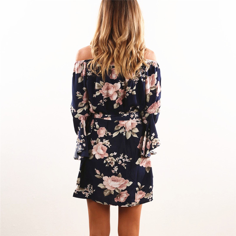 Chiffon Dress Floral Print