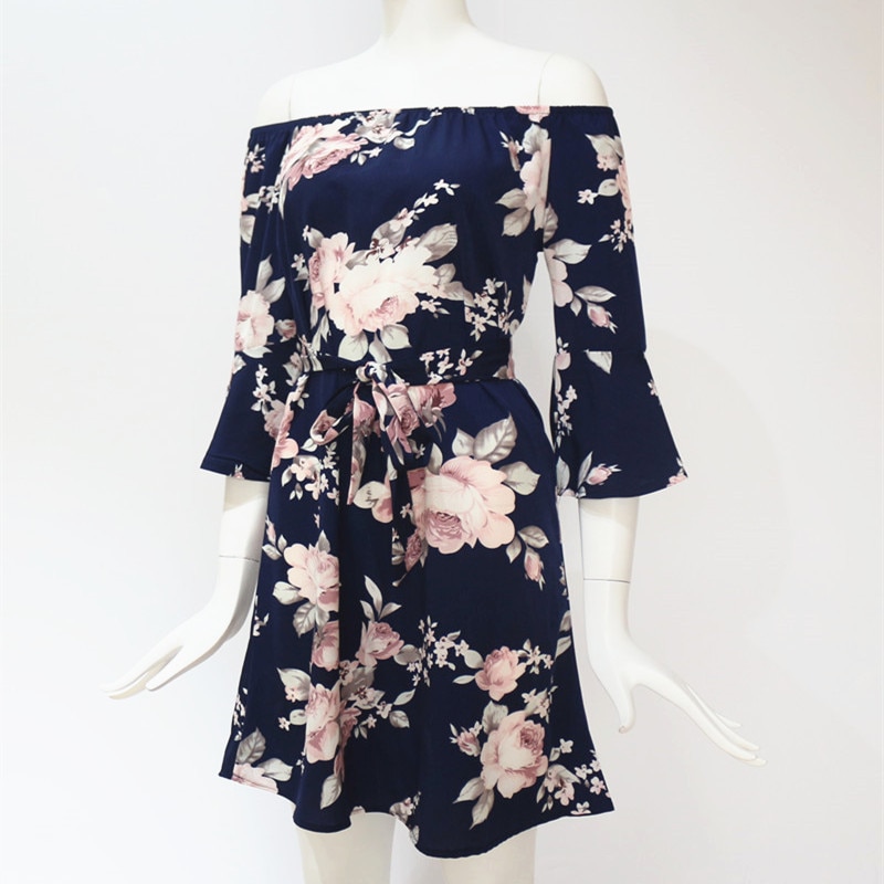 Chiffon Dress Floral Print