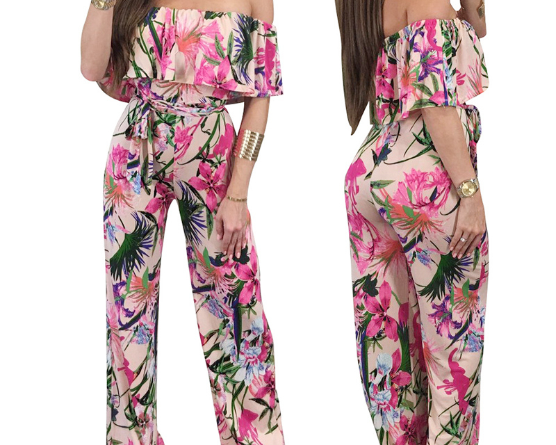 Floral Jumpsuit Bohemian Style